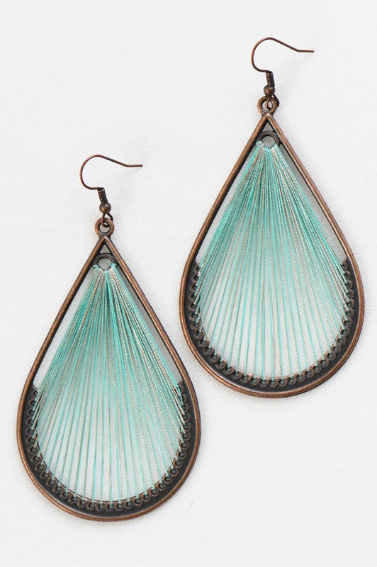 Bohemian Threaded Earrings