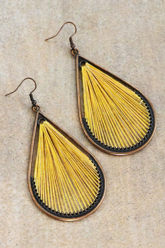 Bohemian Threaded Earrings