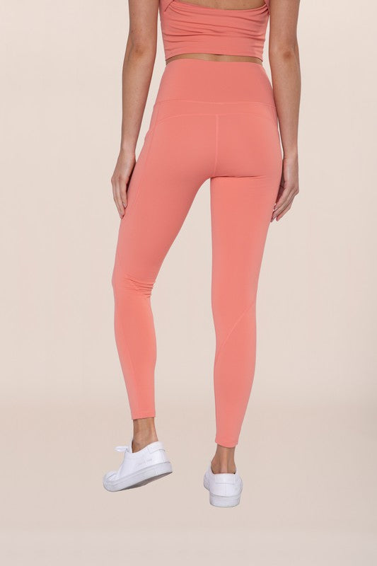 Mono B High Waistband Leggings with Side Pockets