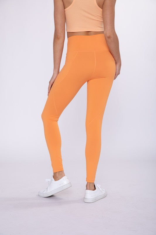 Mono B Solid Leggings with Side Pockets