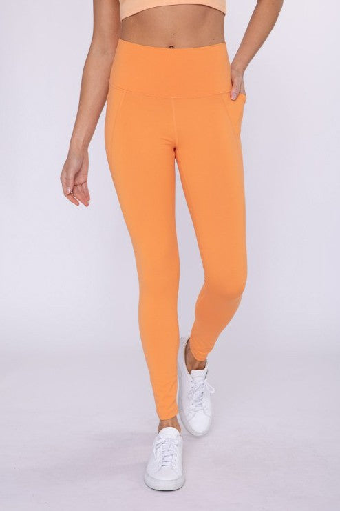 Mono B Solid Leggings with Side Pockets