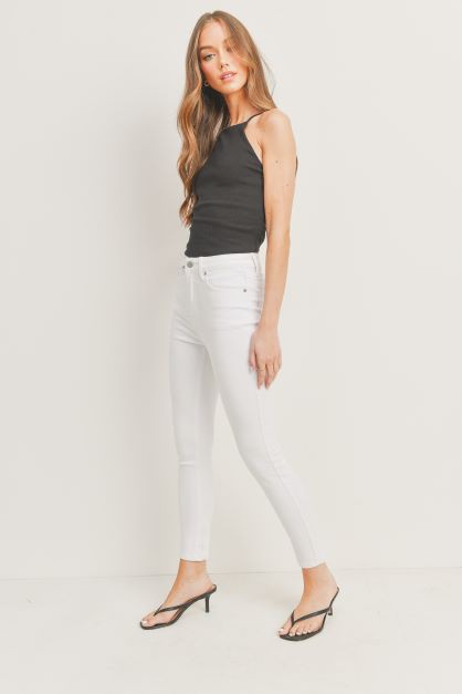 Just USA White Skinny Jeans