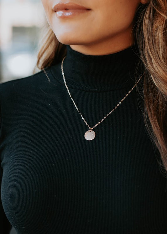 Circle Pendant Necklace