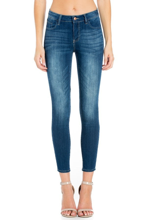 Mid Rise Ankle Skinny Jeans