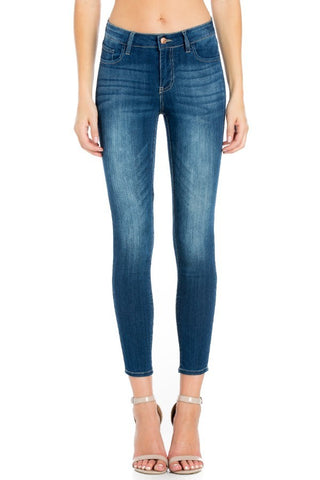 Mid Rise Ankle Skinny Jeans