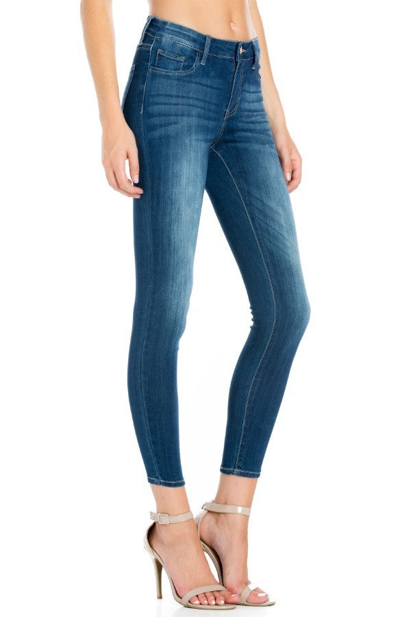 Mid Rise Ankle Skinny Jeans