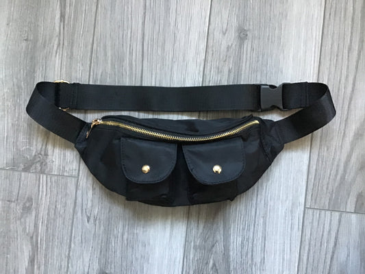 Double Front Pouch Fanny Bag