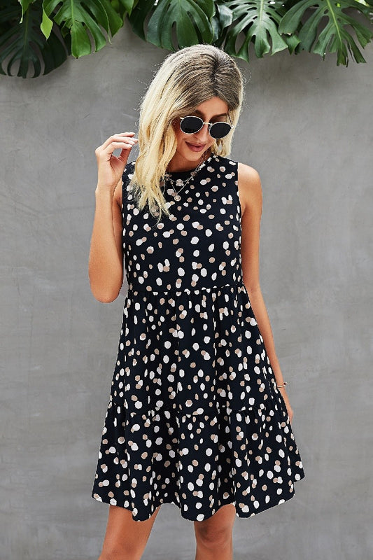 Polka Dot Ruffle Dress