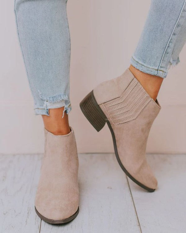 Pointed Toe Ankle Booties