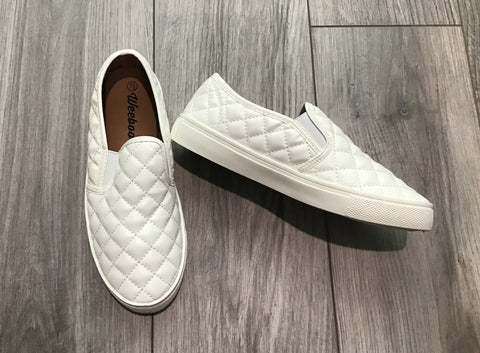 Slip on Flat Quilted Sneakers