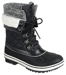 Women's Padded Lace Up Boots