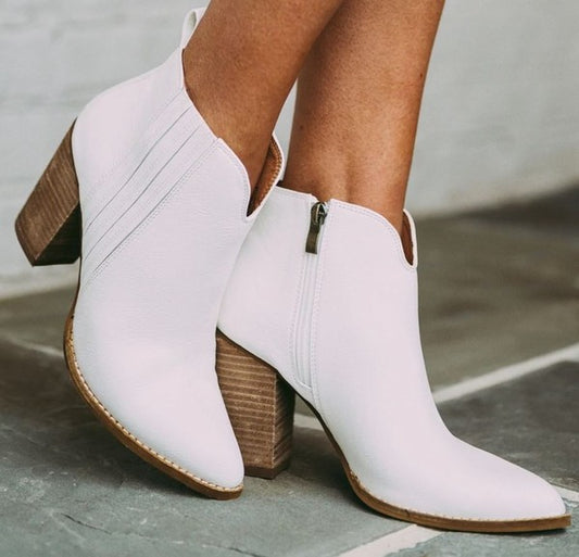 Zip Up Ankle Booties