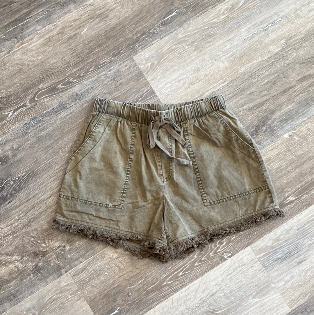 Distressed Washed Out Vintage Shorts