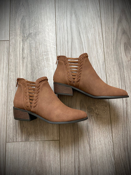 Casual Ladder Detail Booties