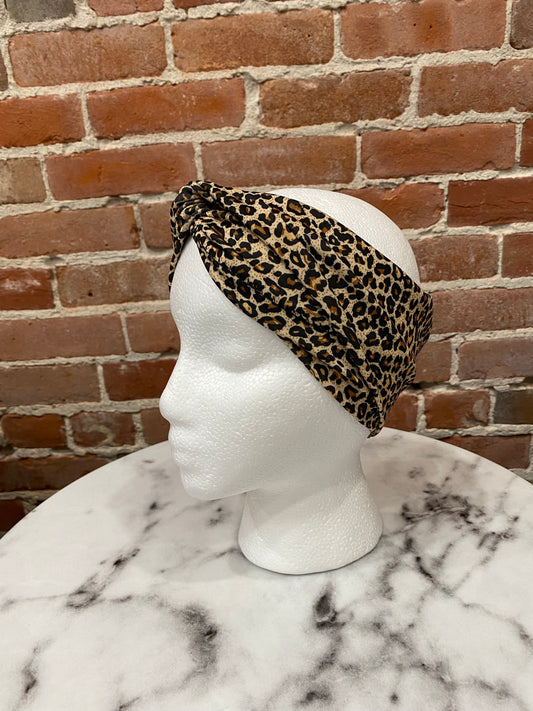 Leopard Twist Headband