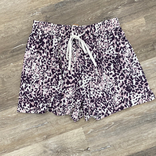 Leopard Drawstring Comfortable Shorts